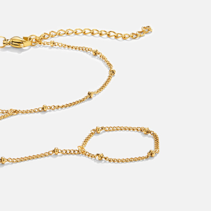 Armband mit doppelter Kette