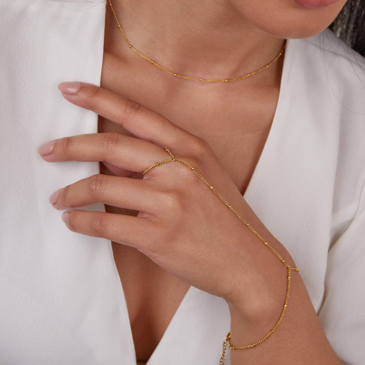 Armband mit doppelter Kette