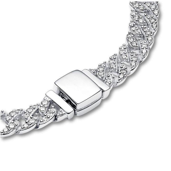 Armband mit kubanischen Gliedern aus Kristall