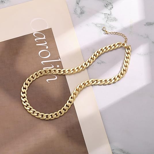 Halskette mit Statement-Gliederkette