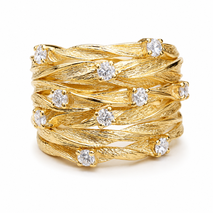 Zierlicher Goldring – Verfeinertes Design