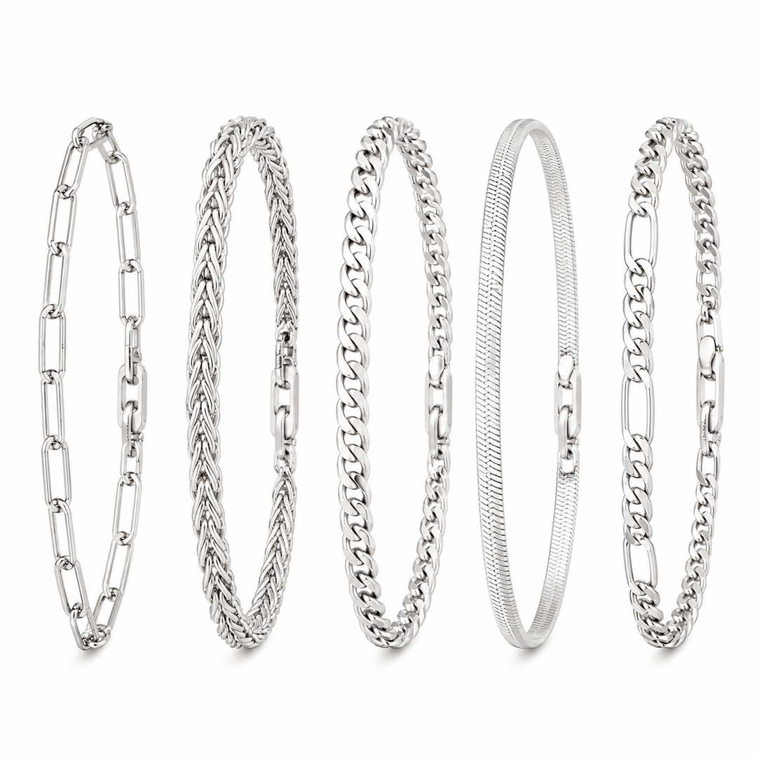 Vaela Gold-Armband-Set – Zeitlos & Elegant