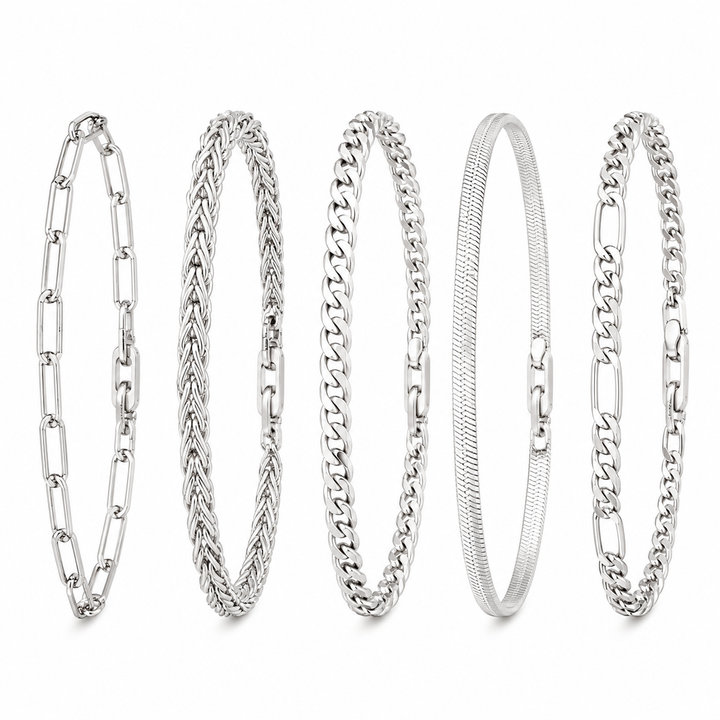 Vaela Gold-Armband-Set – Zeitlos & Elegant