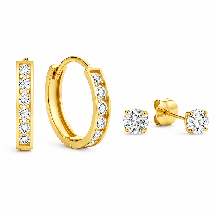 Ohrring-Set - Crystal Duo