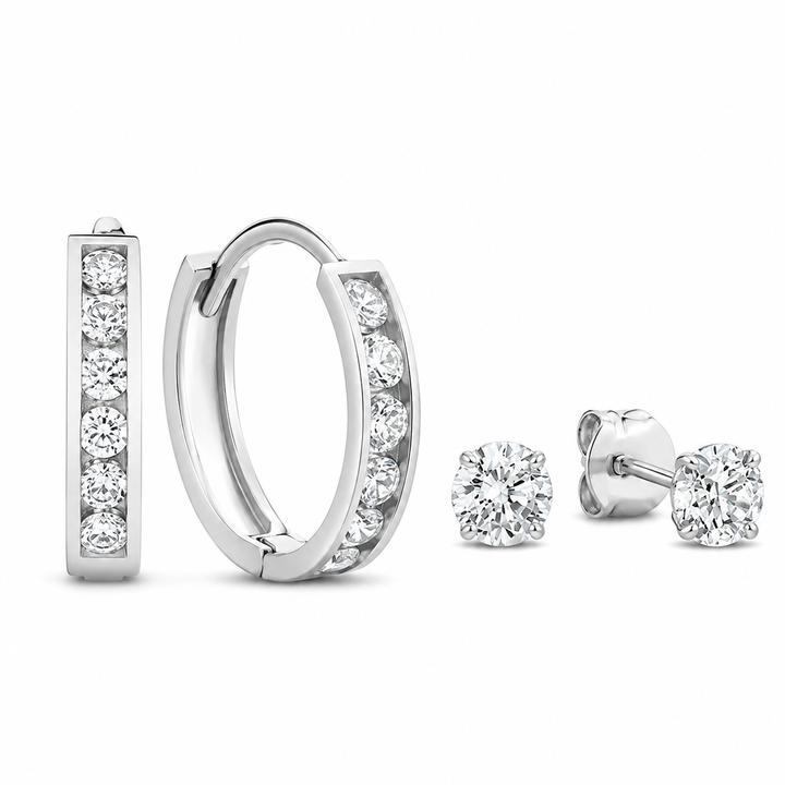 Ohrring-Set - Crystal Duo