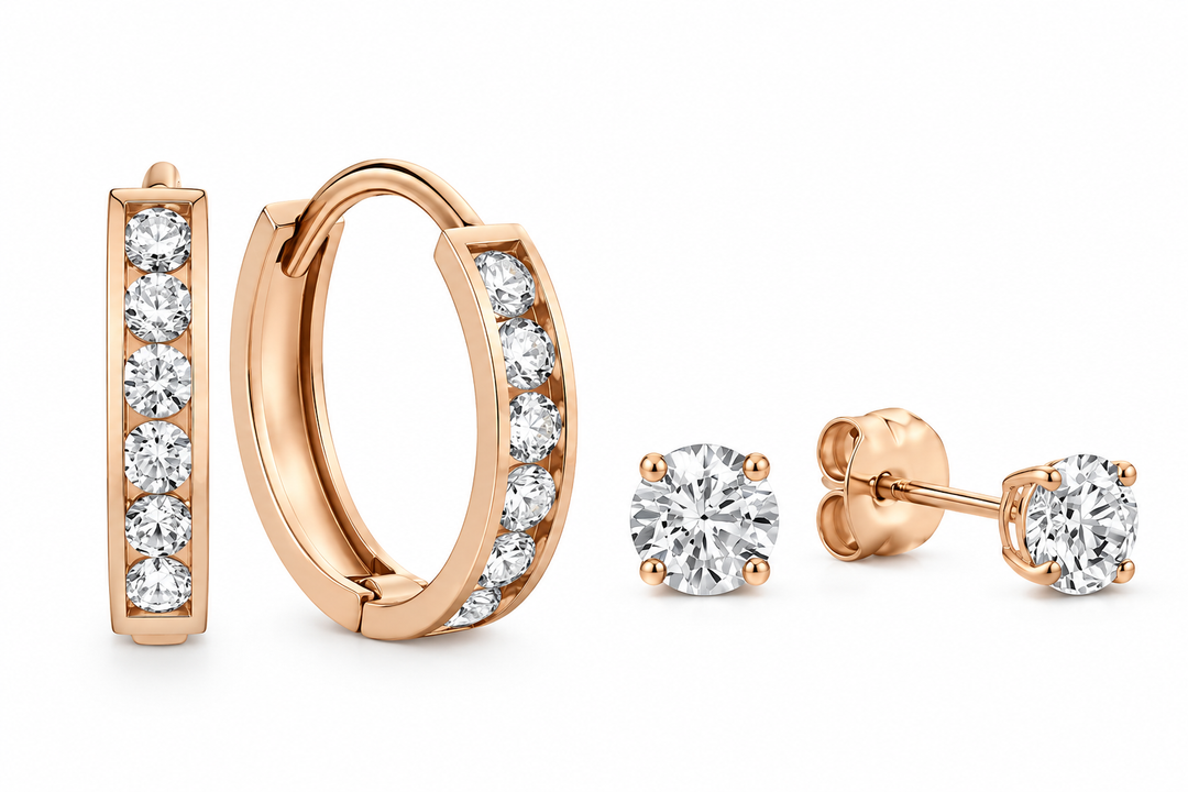 Ohrring-Set - Crystal Duo