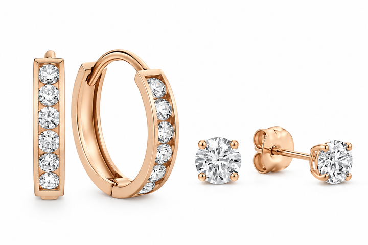 Ohrring-Set - Crystal Duo