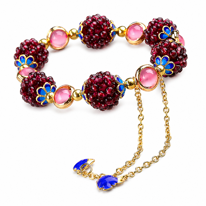Armband mit Edelstein-Cluster