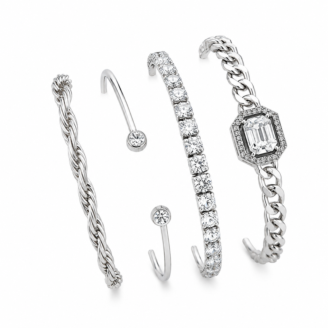 Strahlendes Armband-Set