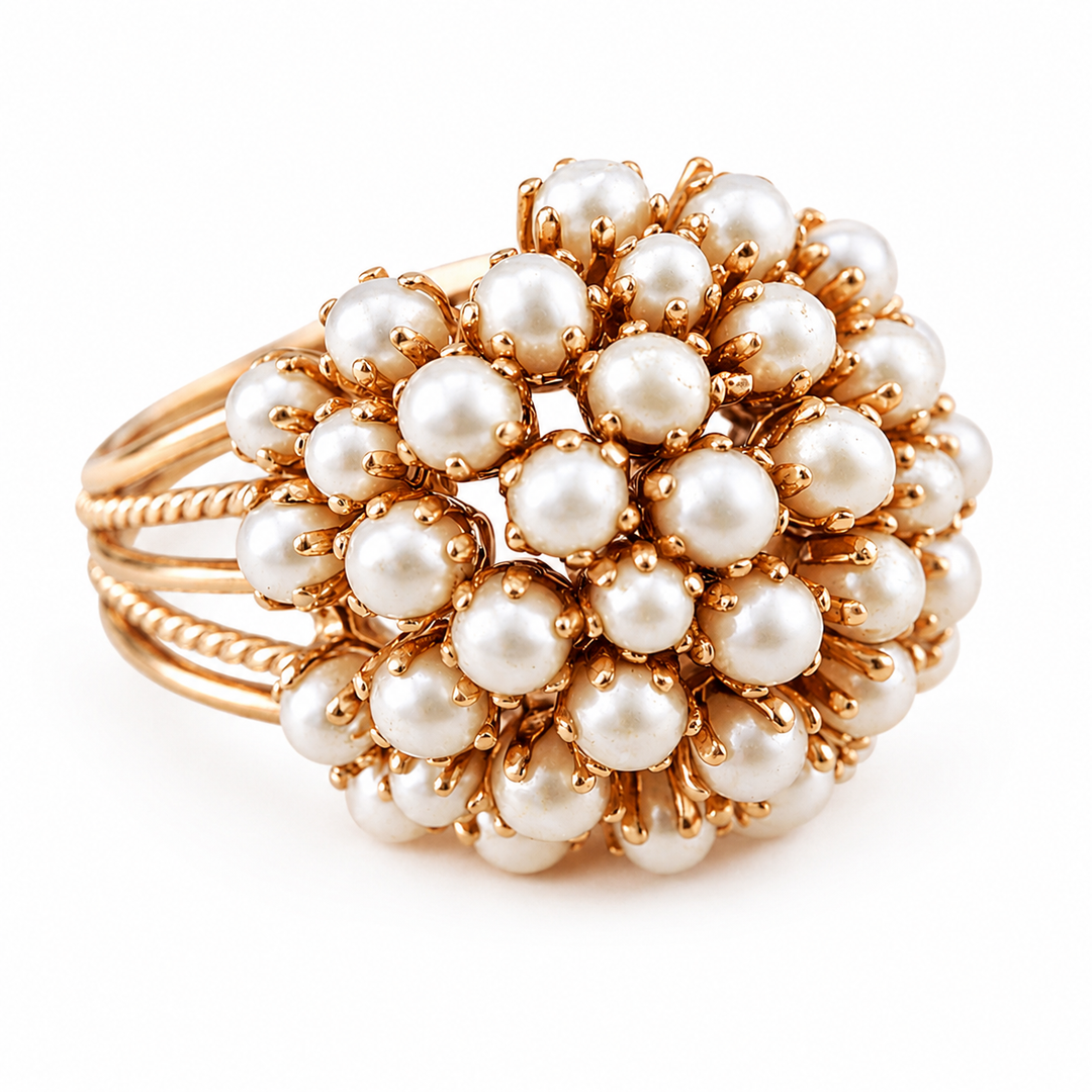 Bloom Perlen-Cluster-Ring