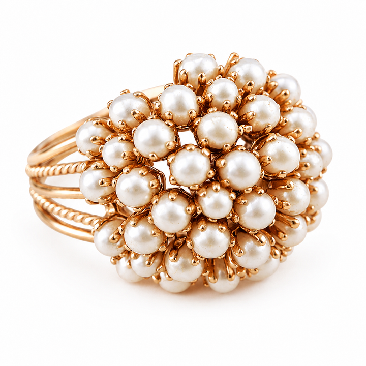 Bloom Perlen-Cluster-Ring