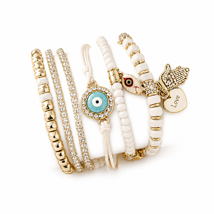 Glücksbringer-Armband-Set