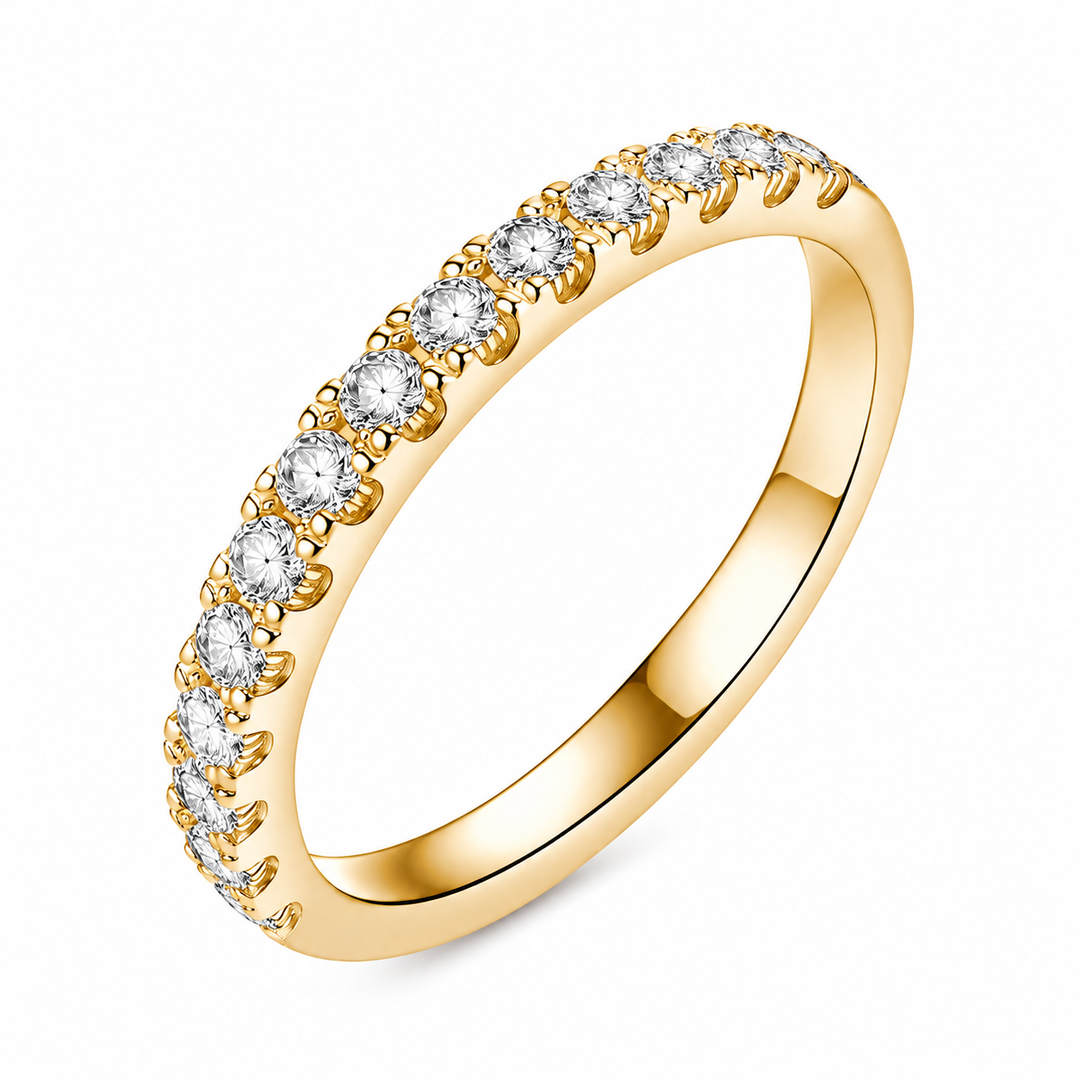 Crystal Eternity Band-Ring