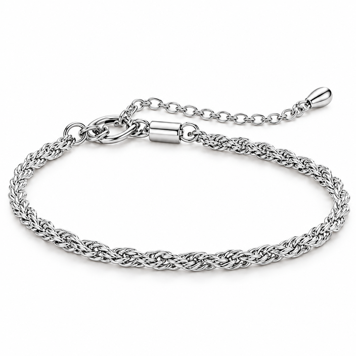 Armband mit ineinander verschlungenen Seilgliedern