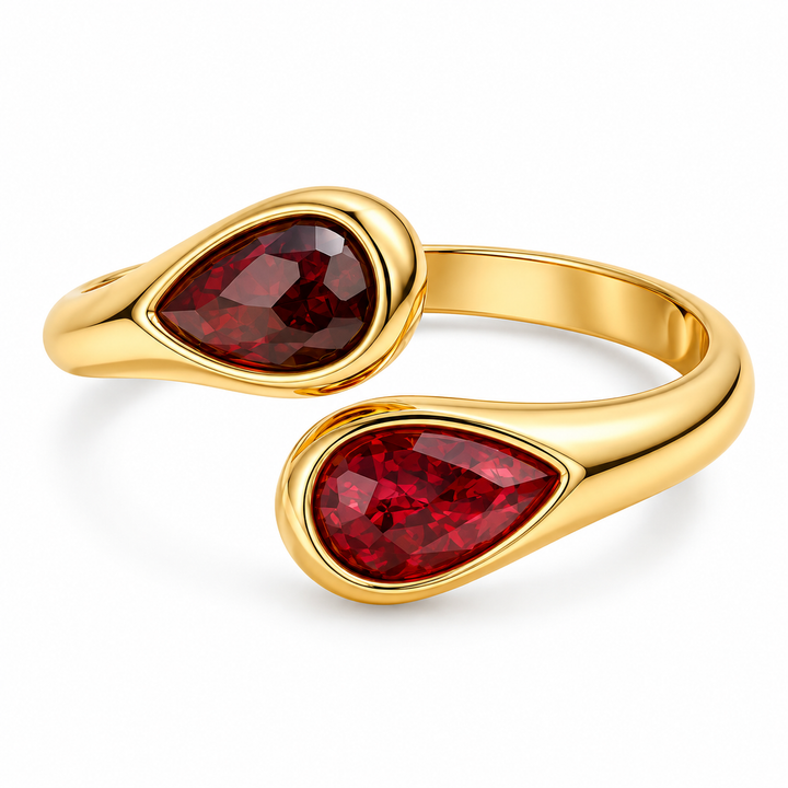 Ember Duo Teardrop Wrap-Ring