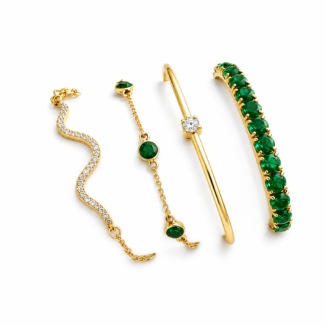 Vierteiliges Schmuckarmband-Set