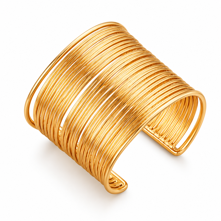 Armband mit mehrreihigen Drahtelementen