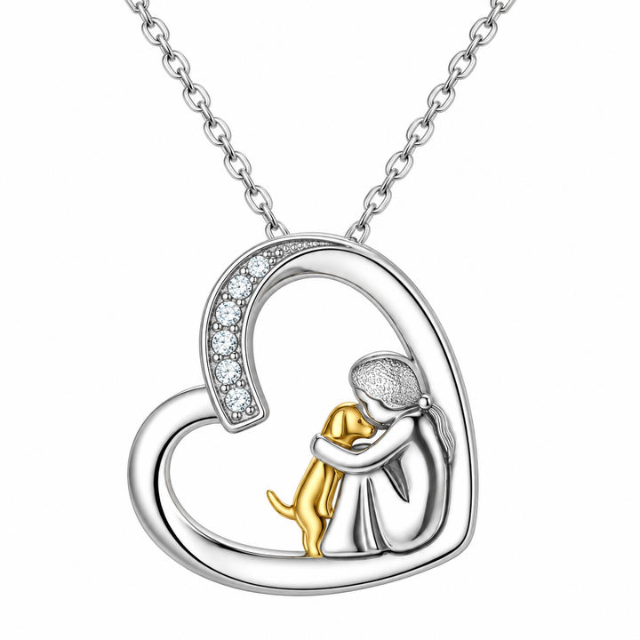 Halskette - Cherished Paw Heart