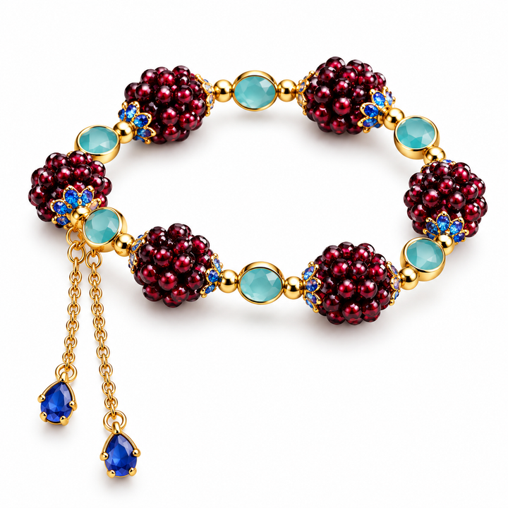 Armband mit botanischen Perlen