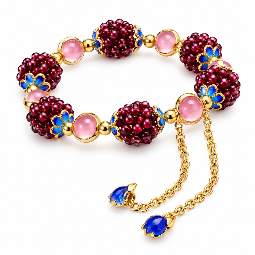 Armband mit botanischen Perlen