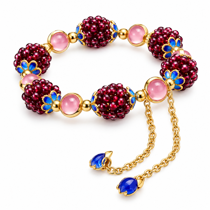 Armband mit botanischen Perlen