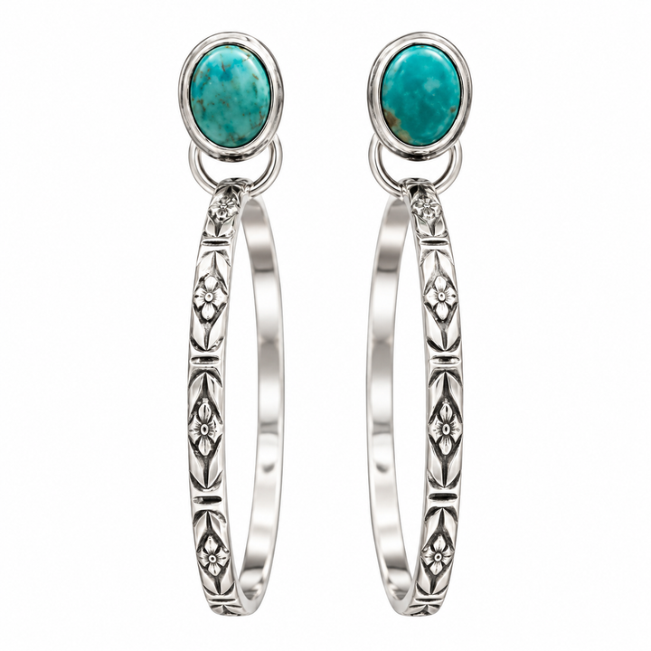 Ohrringe - Turquoise Heritage-  mit Tropfenform
