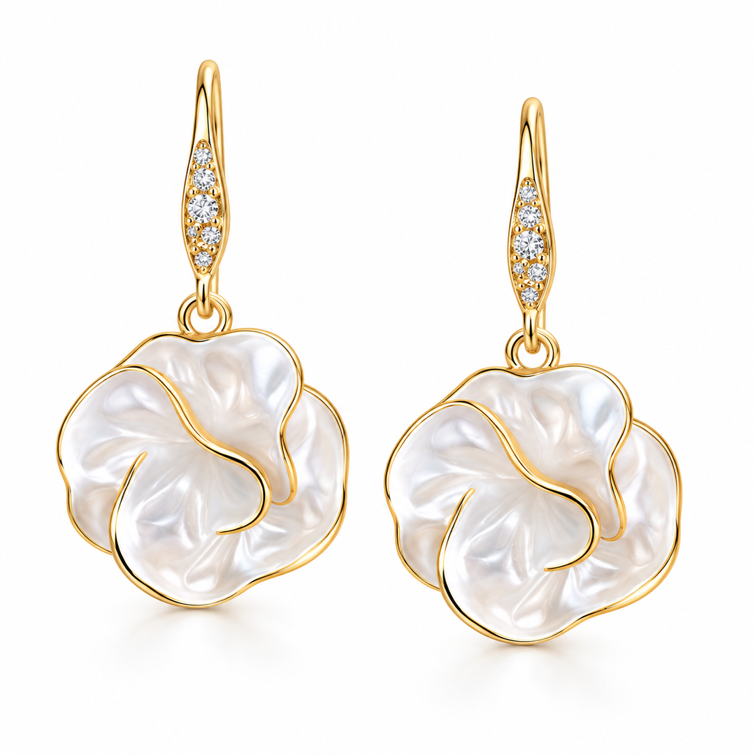 Elowen Pearl Bloom Tropfenohrringe