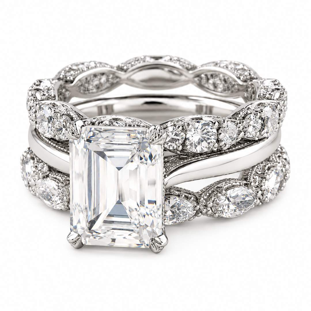 Ring mit Kristallranken