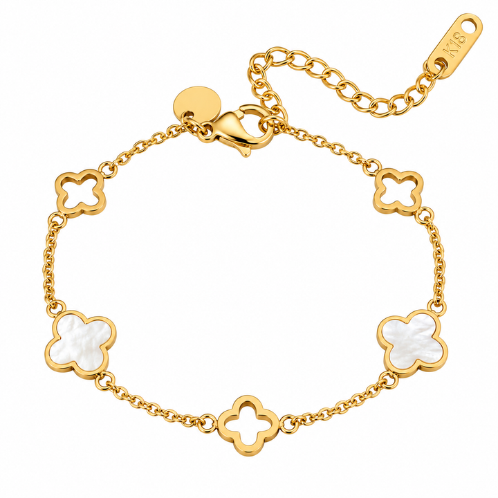 Perlen-Klee-Armband