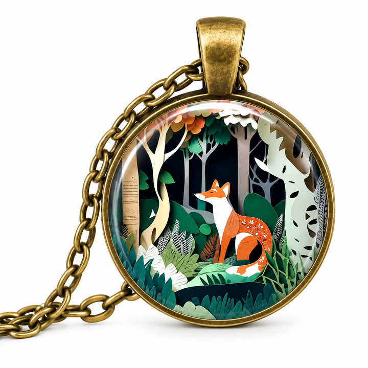 Wildcrest Tiger-Kunst-Anhänger-Halskette