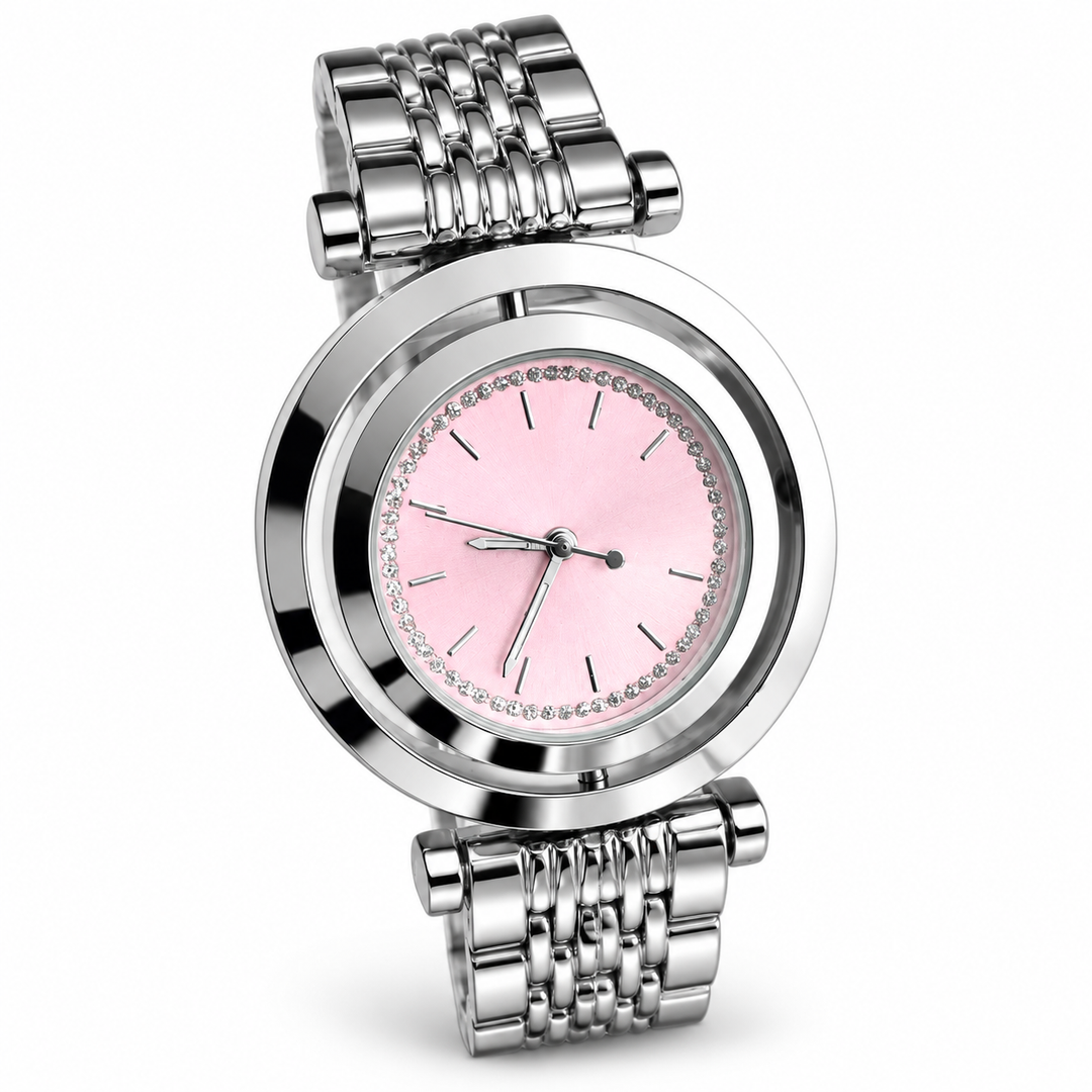 Urelia Halo Rose-Gold Elegance Uhr