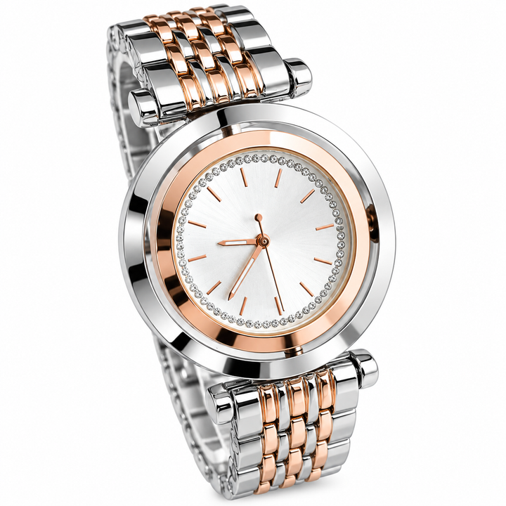 Urelia Halo Rose-Gold Elegance Uhr