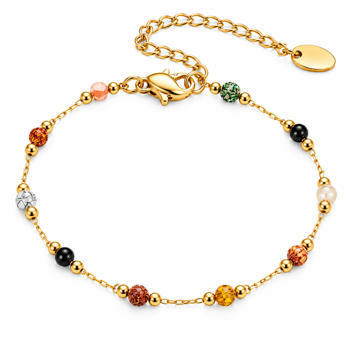 Solara Mosaik-Perlenkettenarmband