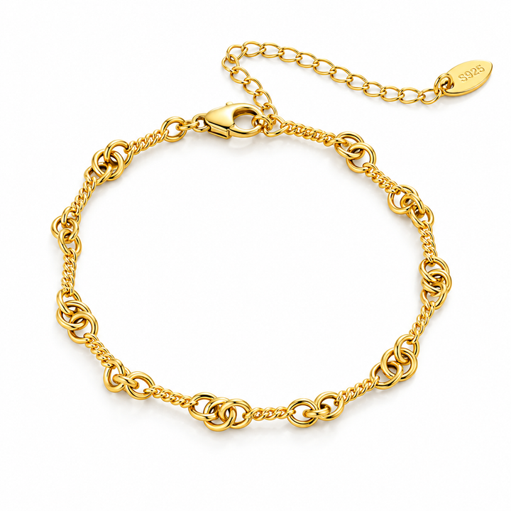 Armband mit ineinandergreifenden Gliedern