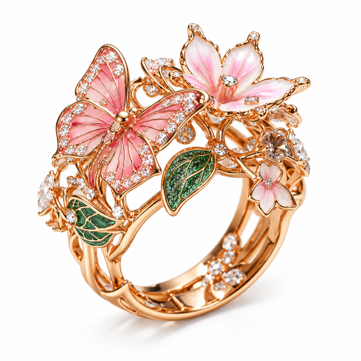 Ring «Zauberhafter Schmetterlingsgarten»