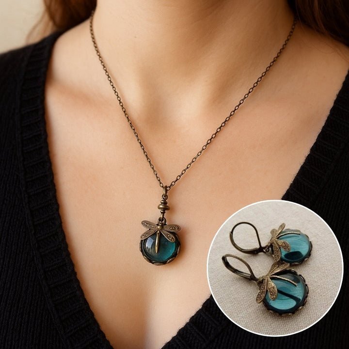 Vintage-Schmuckset - Dragonfly Lagoon