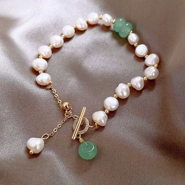 Perlen- und Anhänger-Armband