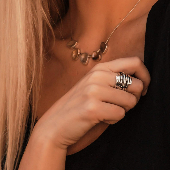 Verflochtener Statement-Ring