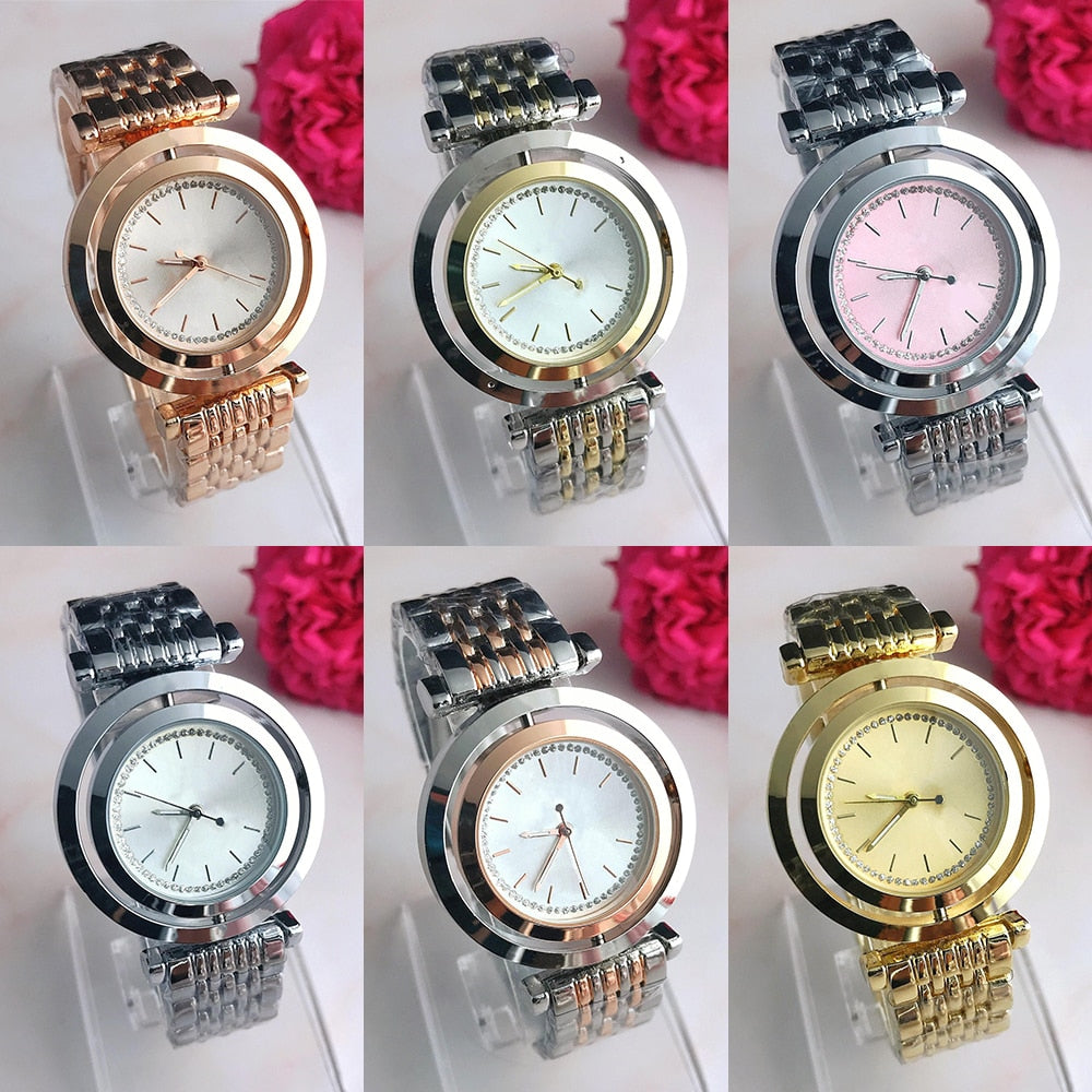 Urelia Halo Rose-Gold Elegance Uhr