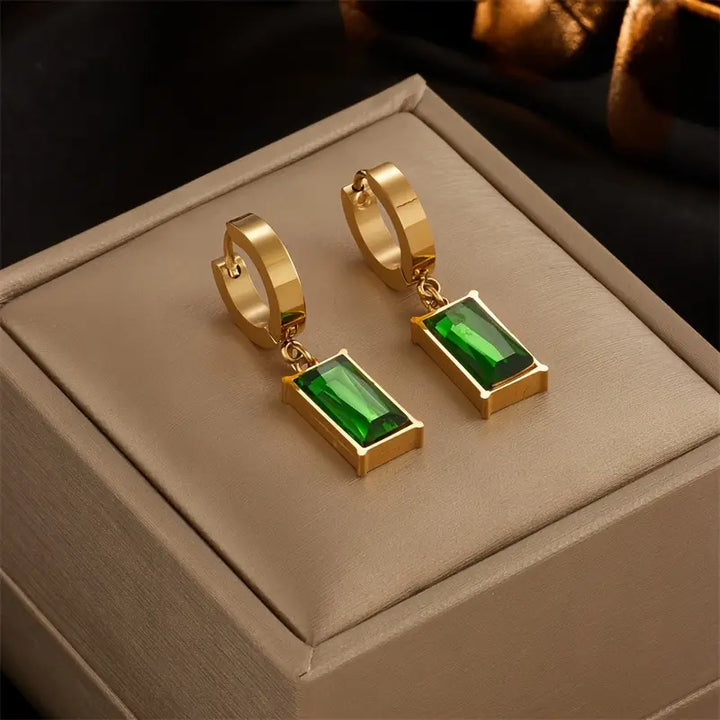 Schmuckset - Emerald Geometry