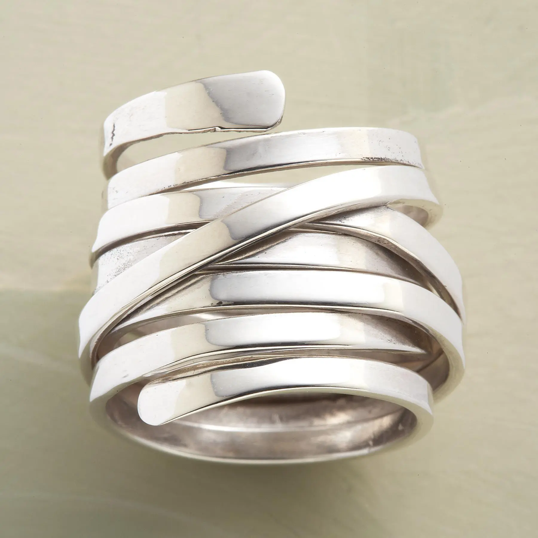 Verflochtener Statement-Ring