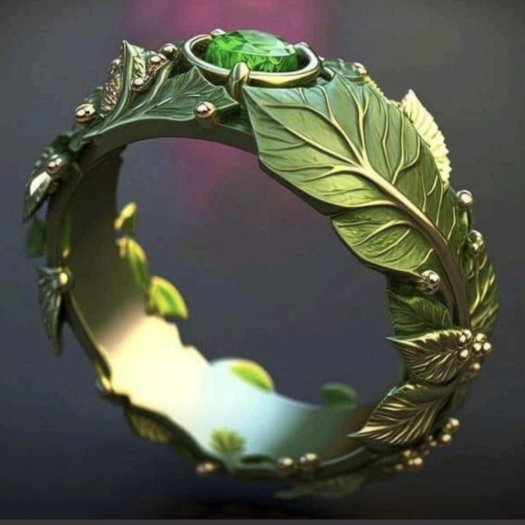 Ring - Verzaubertes Blatt