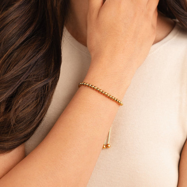 Armband - Golden Orbit - mit Perlen