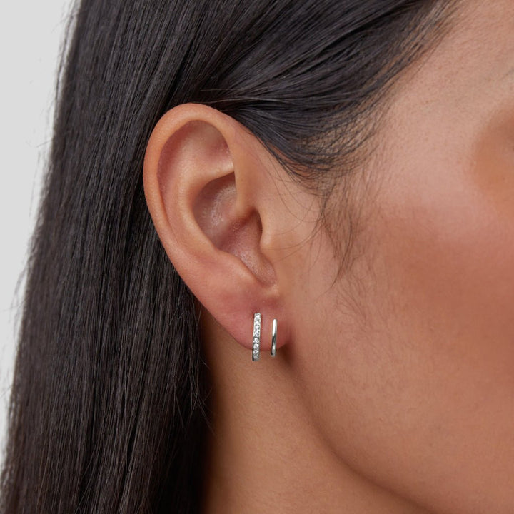 Virelle Crystal Wave – geformte Ohrringe