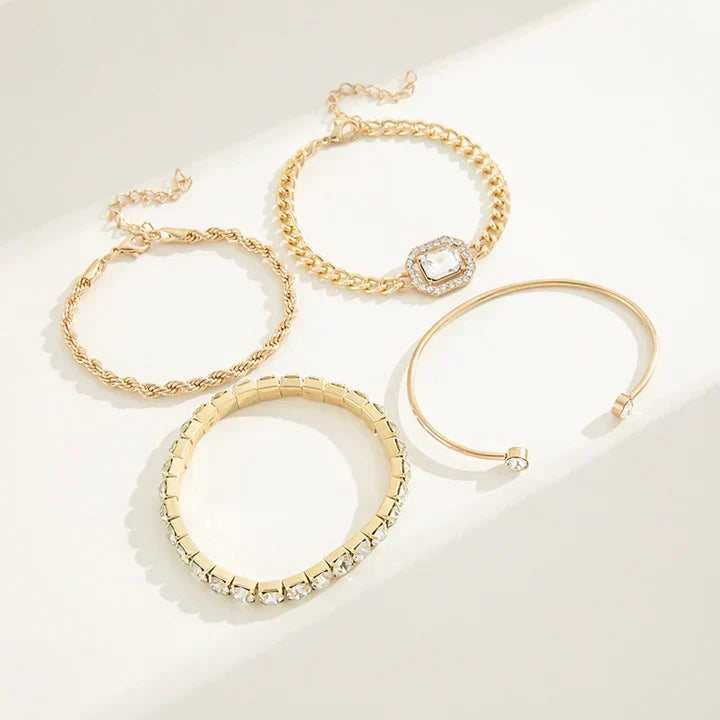 Strahlendes Armband-Set
