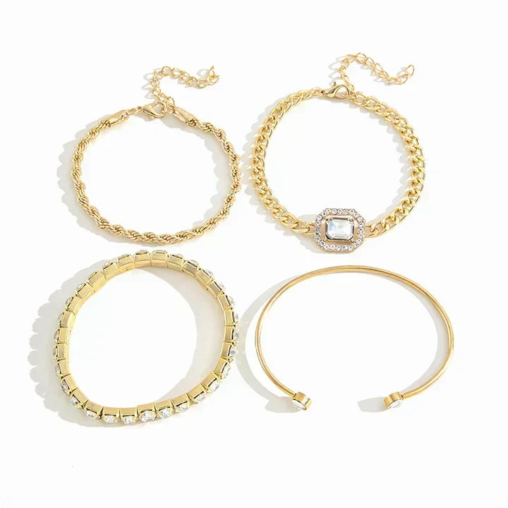 Strahlendes Armband-Set